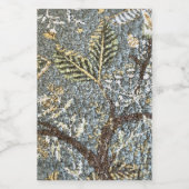 William Morris Crystalized Food Storage Canisters Voedselcontainer Etiket (Enkel label)