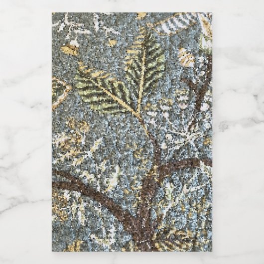 William Morris Crystalized Food Storage Canisters Voedselcontainer Etiket (Enkel label)