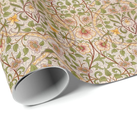 William Morris Daffodil Cadeaupapier (Rol Hoek)