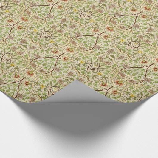 William Morris Daffodil Classic Bloem Behang Cadeaupapier (Hoek)