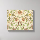 William Morris Daffodil Classic Bloem Behang Canvas Afdruk (Voorkant)