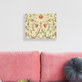 William Morris Daffodil Classic Bloem Behang Canvas Afdruk (Insitu (Woonkamer))