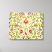William Morris Daffodil Classic Bloem Behang Canvas Afdruk (Voorkant)