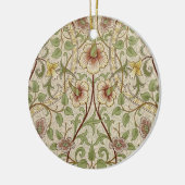 William Morris Daffodil Classic Bloem Behang Keramisch Ornament (Links)