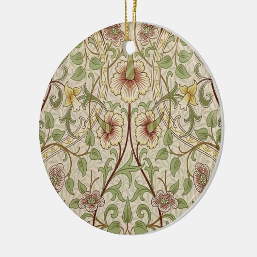 William Morris Daffodil Classic Bloem Behang Keramisch Ornament (Links)