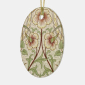 William Morris Daffodil Classic Bloem Behang Keramisch Ornament (Links)