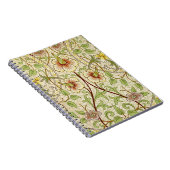 William Morris Daffodil Classic Bloem Behang Notitieboek (Rechterzijde)