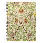 William Morris Daffodil Classic Bloem Behang Notitieboek (Voorkant)