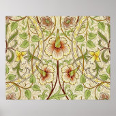 William Morris Daffodil Classic Bloem Behang Poster (Voorkant)