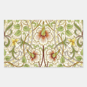 William Morris Daffodil Classic Bloem Behang Rechthoekige Sticker