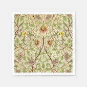 William Morris Daffodil Classic Bloem Behang Servet (Voorkant)