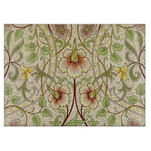 William Morris Daffodil Classic Bloem Behang Snijplank (Voorkant)