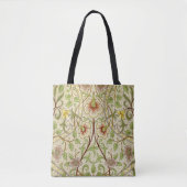 William Morris Daffodil Classic Bloem Behang Tote Bag (Voorkant)