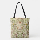 William Morris Daffodil Classic Bloem Behang Tote Bag (Achterkant)