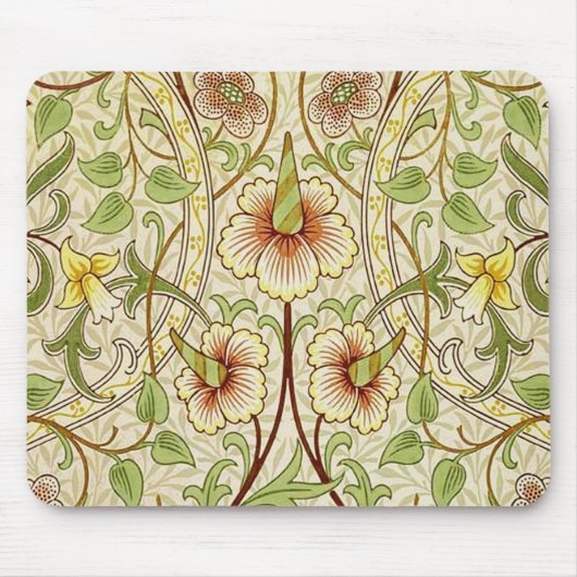 William Morris Daffodil Classic Flower Muismat (Voorkant)