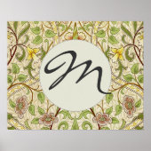 William Morris Daffodil Classic Flower Poster (Voorkant)