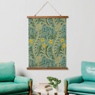 William Morris Daffodil Floral Pattern Classic Hangend Wandkleed
