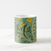 William Morris Daffodil Floral Pattern Classic Koffiemok (Center)