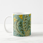 William Morris Daffodil Floral Pattern Classic Koffiemok (Links)