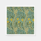 William Morris Daffodil Floral Pattern Classic Servet (Voorkant)