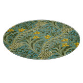 William Morris Daffodil Floral Pattern Classic Snijplank (Hoek)