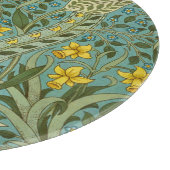 William Morris Daffodil Floral Pattern Classic Snijplank (Hoek)