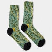 William Morris Daffodil Floral Pattern Classic Sokken (Rechts)