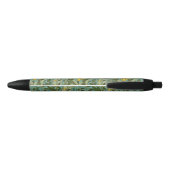 William Morris Daffodil Floral Pattern Classic Zwarte Inkt Pen (Achterkant)
