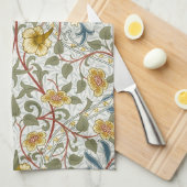 William Morris Daffodil Floral Pattern Theedoek (Quarter Fold)