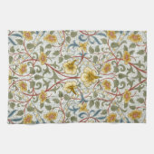 William Morris Daffodil Floral Pattern Theedoek (Horizontaal)
