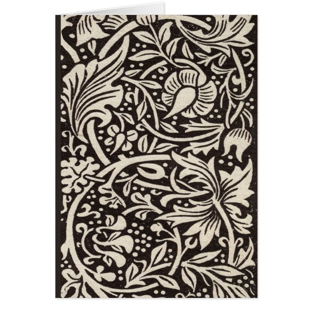William Morris Daffodil Floral Wallpaper (Voorkant)