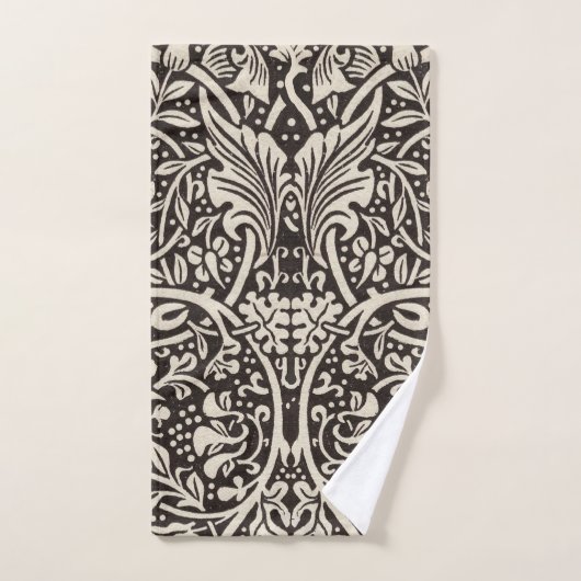 William Morris Daffodil Floral Wallpaper Bad Handdoek (Handdoek)
