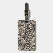 William Morris Daffodil Floral Wallpaper Bagagelabel (Voorkant verticaal)