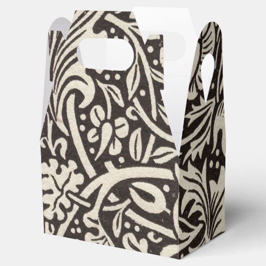 William Morris Daffodil Floral Wallpaper Bedankdoosjes (Geopend)