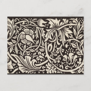 William Morris Daffodil Floral Wallpaper Briefkaart