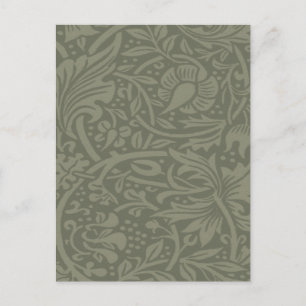 William Morris Daffodil Floral Wallpaper Briefkaart