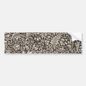William Morris Daffodil Floral Wallpaper Bumpersticker (Voorkant)