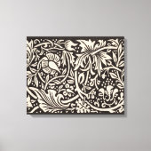 William Morris Daffodil Floral Wallpaper Canvas Afdruk (Voorkant)