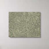 William Morris Daffodil Floral Wallpaper Canvas Afdruk (Voorkant)