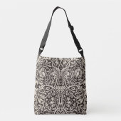 William Morris Daffodil Floral Wallpaper Crossbody Tas (Achterkant)