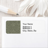 William Morris Daffodil Floral Wallpaper Etiket (Insitu)