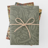 William Morris Daffodil Floral Wallpaper Inpakpapier Vel (In situ)