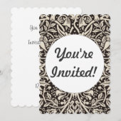 William Morris Daffodil Floral Wallpaper Kaart (Voorkant / Achterkant)