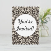 William Morris Daffodil Floral Wallpaper Kaart (Staand voorkant)