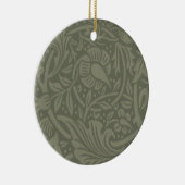 William Morris Daffodil Floral Wallpaper Keramisch Ornament (Rechts)