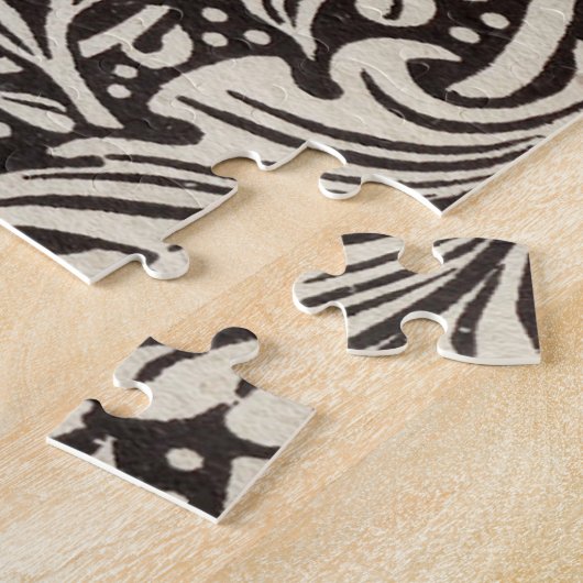 William Morris Daffodil Floral Wallpaper Legpuzzel (Zijkant)