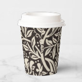 William Morris Daffodil Floral Wallpaper Papieren Bekers (Rechts)