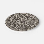 William Morris Daffodil Floral Wallpaper Papieren Bordje (Gekanteld)