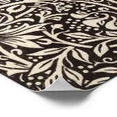 William Morris Daffodil Floral Wallpaper Pattern Poster (Hoek)