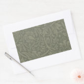 William Morris Daffodil Floral Wallpaper Rechthoekige Sticker (Envelop)